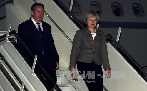 Britische Premierministerin Theresa May besucht Indien - ảnh 1